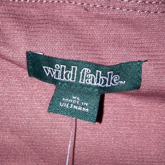 NWT Cropped Tank WILD FABLE Snowbloom Rose CAMISOLE Lightweight Velour sz XL - Picture 4 of 12